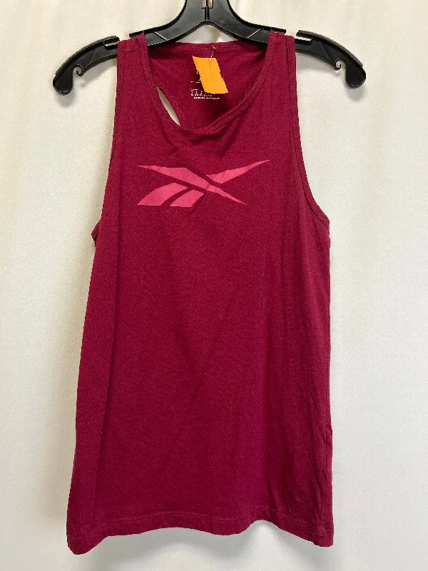 Athletic Tank Top By Reebok  Size: S Preppy Men's College