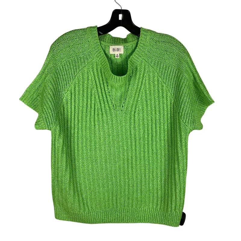 Top Short Sleeve By Bibi In Green, Size: S Cool Men's Skate