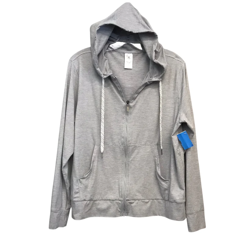 Athletic Jacket By Members Mark In Grey, Size:L Dapper Men's 1920S