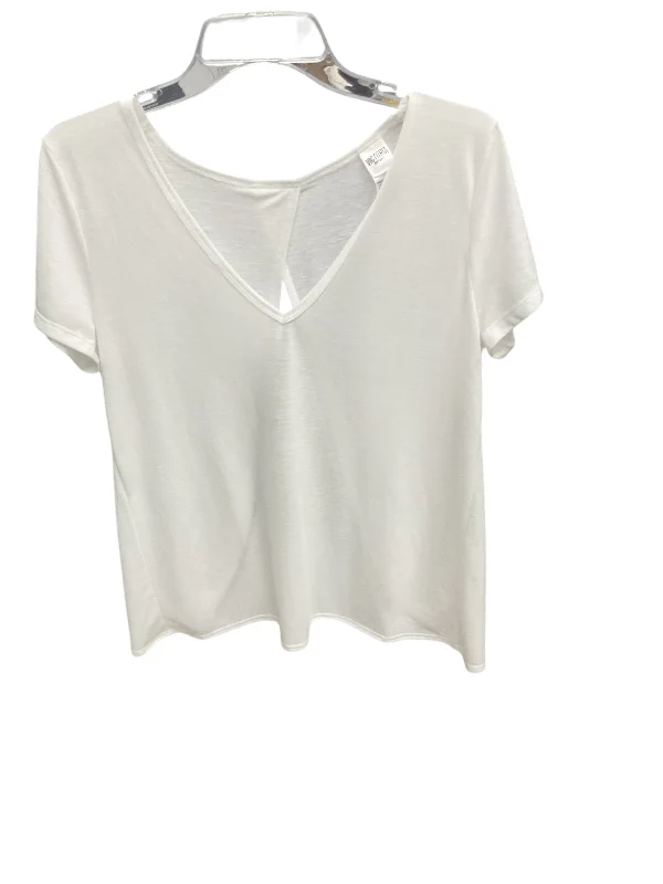 Athletic Top Short Sleeve By Victorias Secret In White, Size: M Sophisticated Men's 