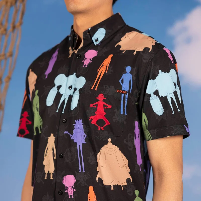 One Piece “We Go!” – KUNUFLEX Short Sleeve Shirt Youthful Men's Pop