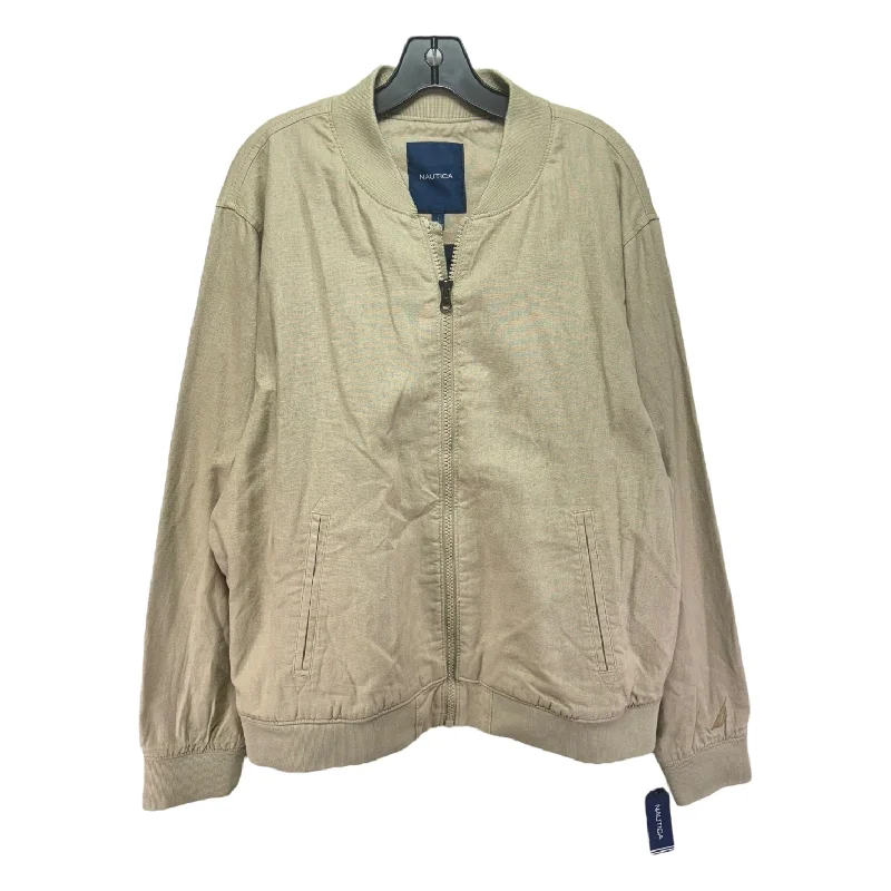 Men’s Coat Other By Nautica In Beige, Size: L Monochromatic Office Style