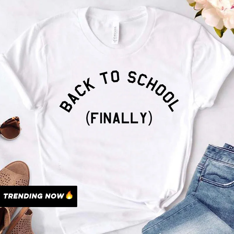 Back To School (Finally) T-Shirt (MRK X) Refined Men's Hand
