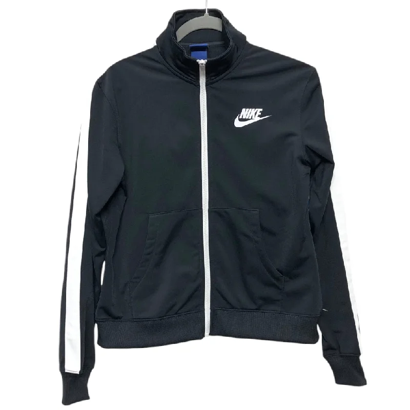 Athletic Jacket By Nike Apparel In Black, Size: S Polished Men's Silk