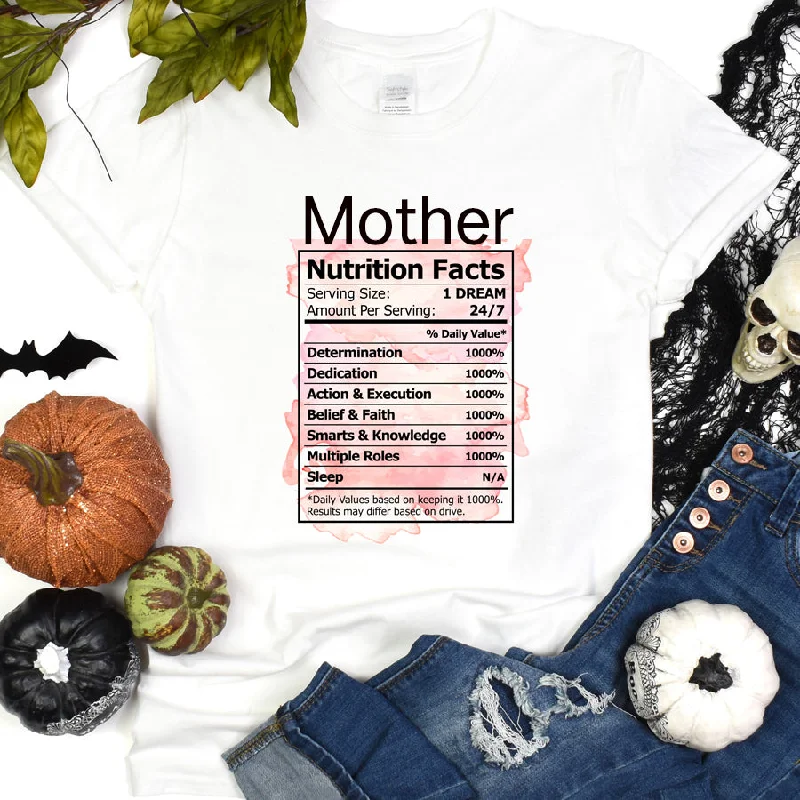 Mother Nutrition Label White T-Shirt Hip Men's Urban