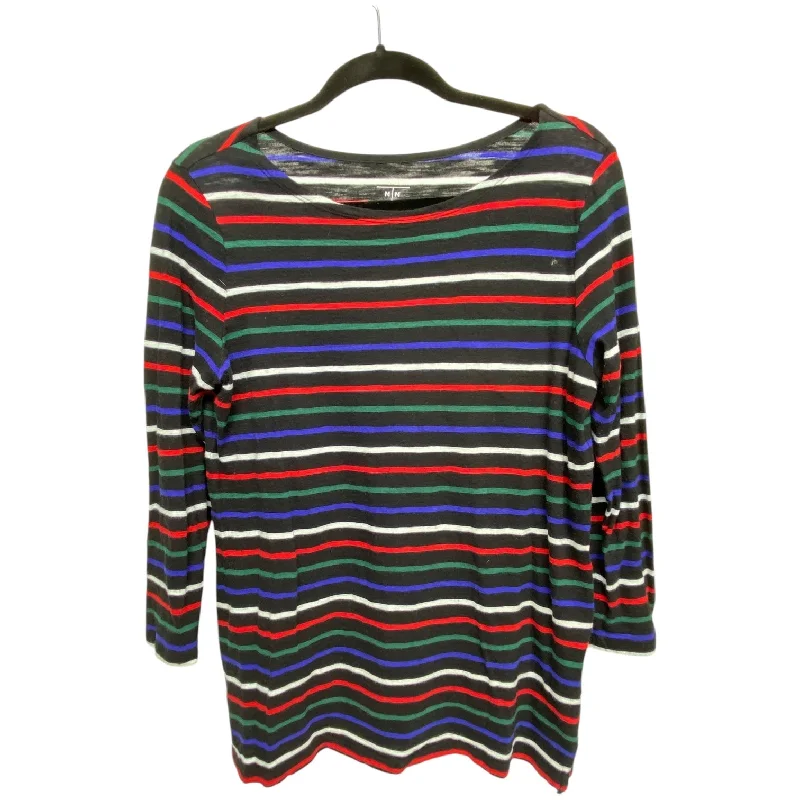 Top Long Sleeve By Old Navy In Striped Pattern, Size: M Sporty Men's Athleisure 