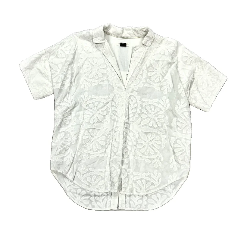 Top Short Sleeve By Pilcro In White, Size: S Bold Men's Animal