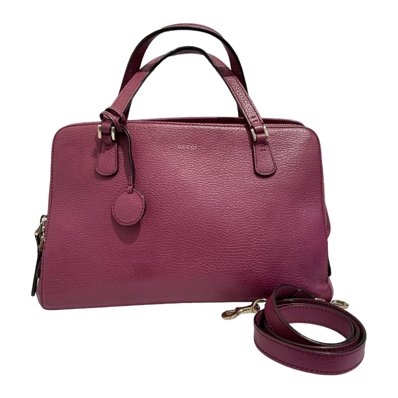 GUCCI/Hand Bag[PO]/Pink/Leather/ Tailored