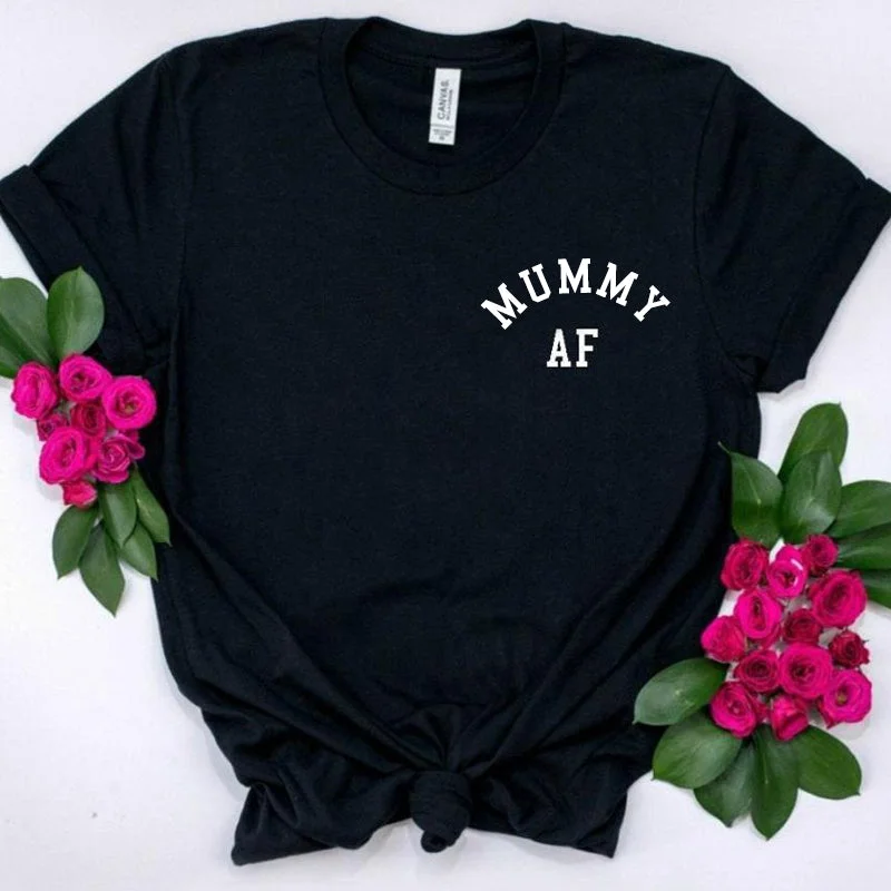 Mummy AF Mini Logo T-Shirt (MRK X) Artistic Men's Avant