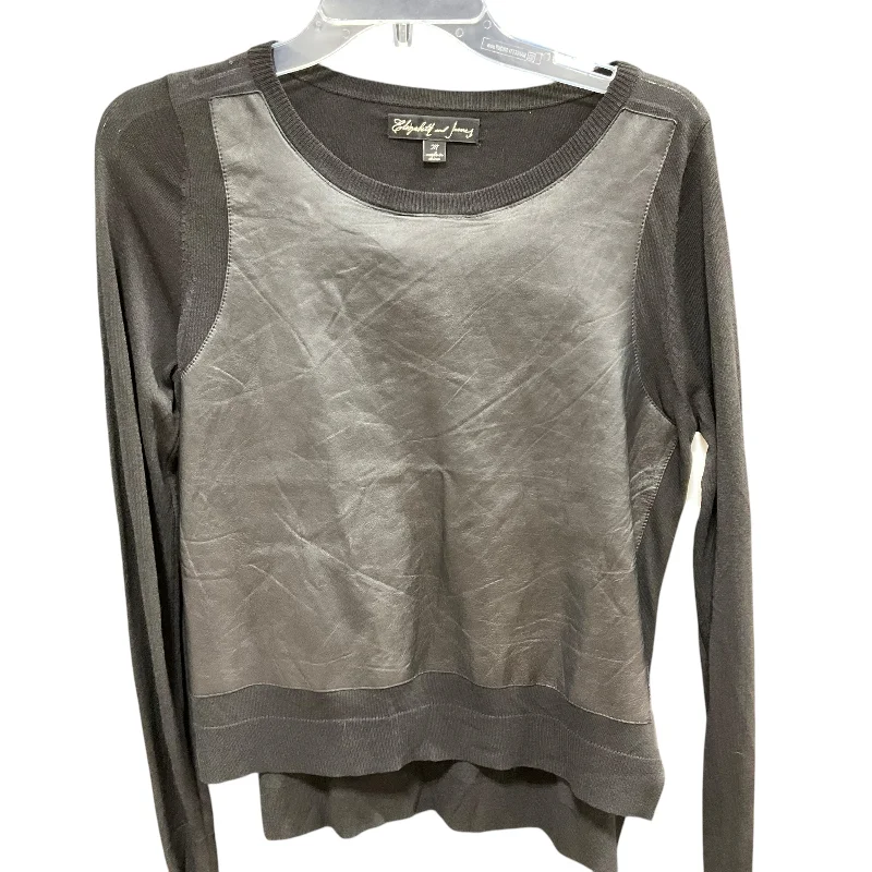 Top Long Sleeve By Elizabeth And James In Black, Size: M Artistic Men's Hand