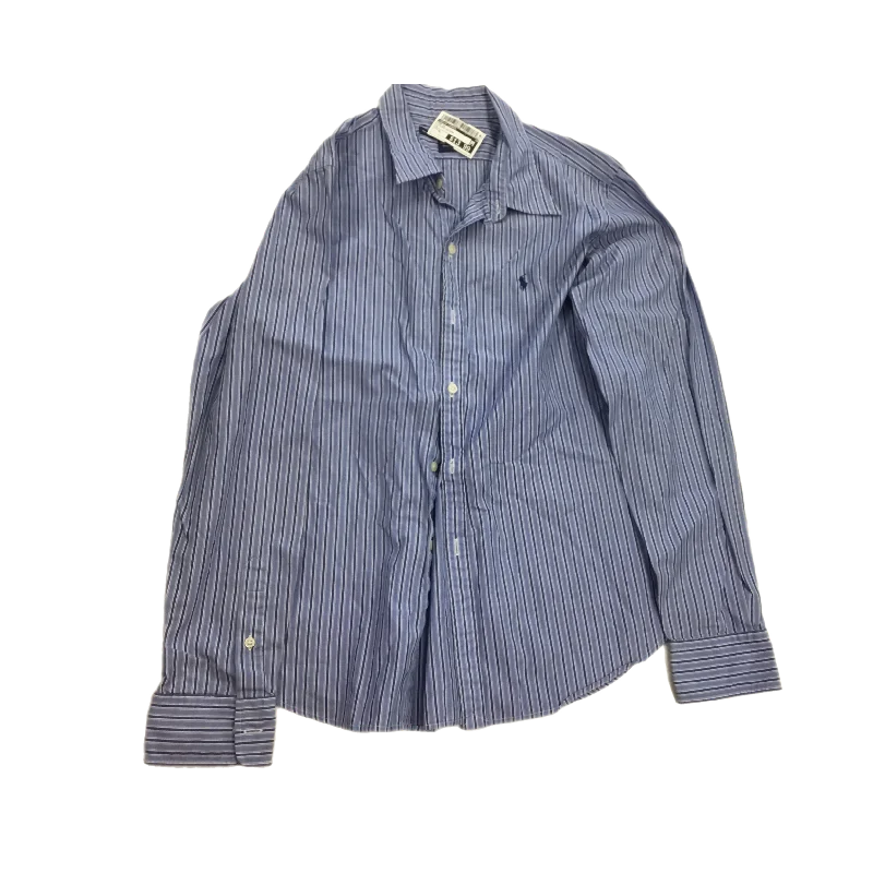 Top Long Sleeve By Ralph Lauren In Striped Pattern, Size: Xl Bold Men's Statement