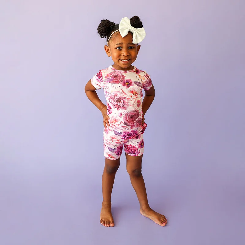 Posh Peanut Amira Short Sleeve Pajamas Gym