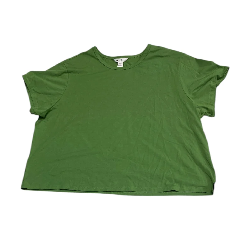 Athletic Top Short Sleeve By Athleta In Green, Size: 2x Modern Men's 