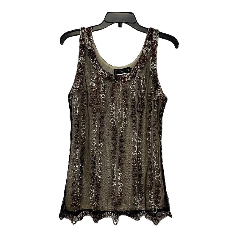 Top Sleeveless By Pretty Angel In Gold, Size: L Athletic Men's High