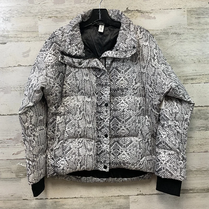 Coat Puffer & Quilted By Cma In Snakeskin Print, Size: Xs Practical Men's Multi