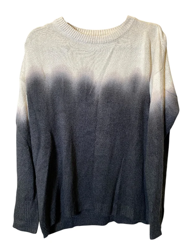 Top Long Sleeve By Simply Vera In Ombre Print, Size: Xl Bold Men's Statement