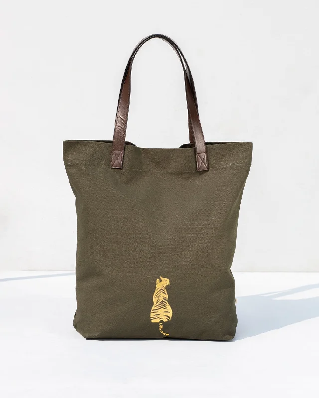 Mukayu City Tote - Olive Unique Men's Upcycled