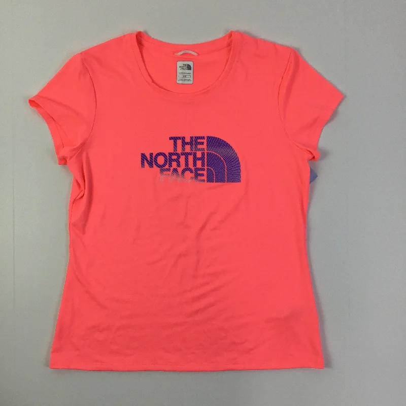 Athletic Top Short Sleeve By The North Face In Pink, Size: M Street