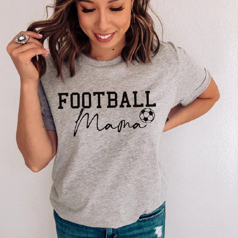 Mama & Fan- Football Mama Logo T-Shirt Classic Men's Pin