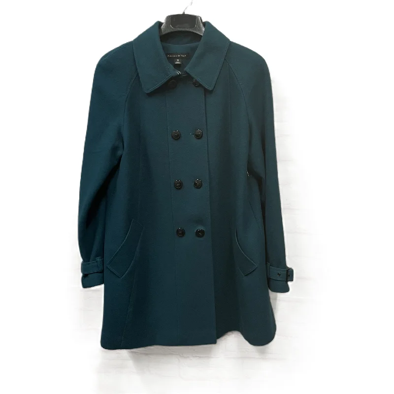 Coat Peacoat By Preston And New York In Teal, Size: 14 Masculine Men's 