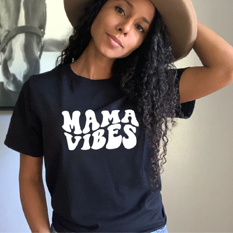 Mama Vibes Groovy T-Shirt Refined Men's European