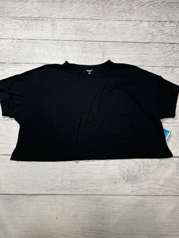 Top Short Sleeve Basic By Old Navy In Black, Size: Xxl Confident Men's Power