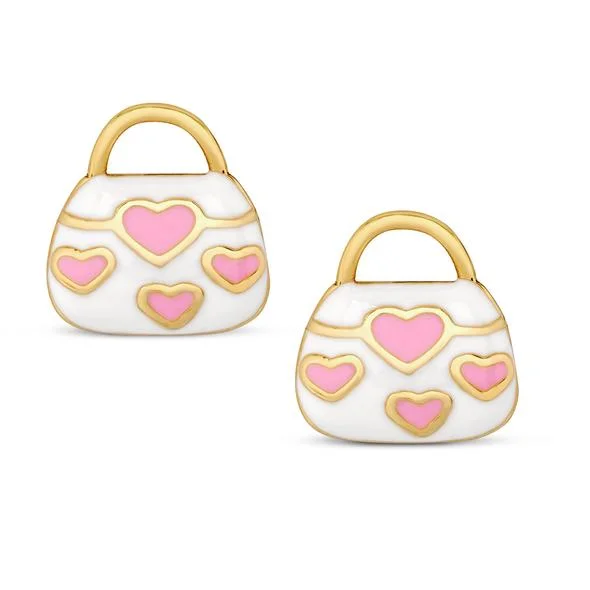 Lily Nily Handbag Stud Earrings Organic