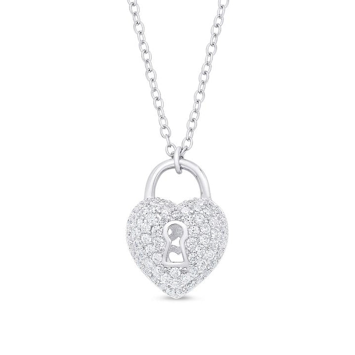 Lily Nily Heart Lock Pendant Trendy Men's Bucket