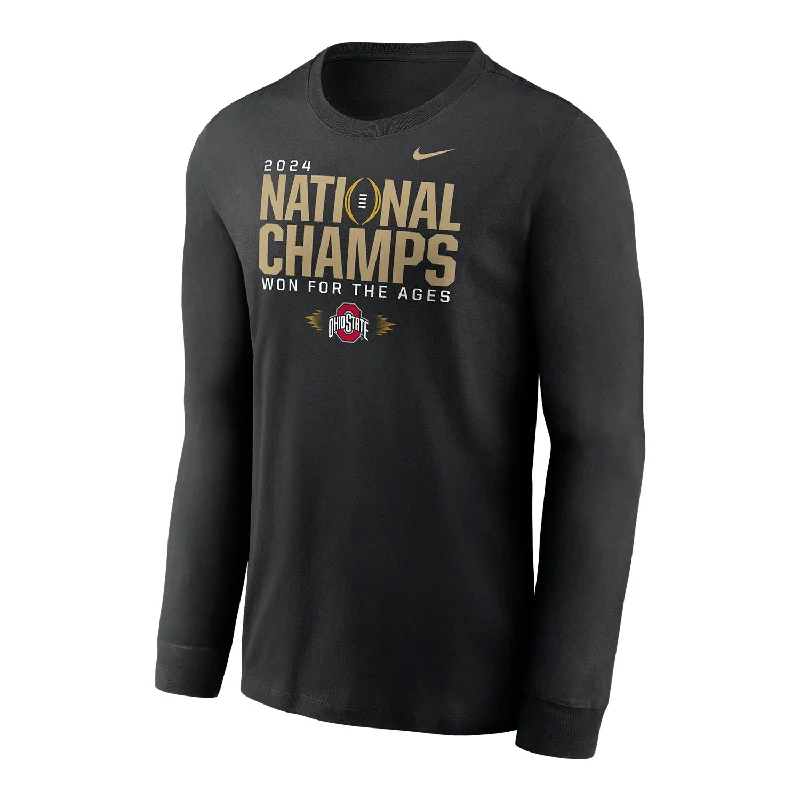 Ohio State Buckeyes Nike Locker Room National Champs Long Sleeve T-Shirt Luxurious Men's High