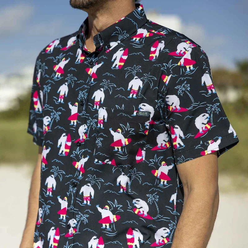 Yeti Gets Pitted – KUNUFLEX Short Sleeve Shirt Casual Men's Short