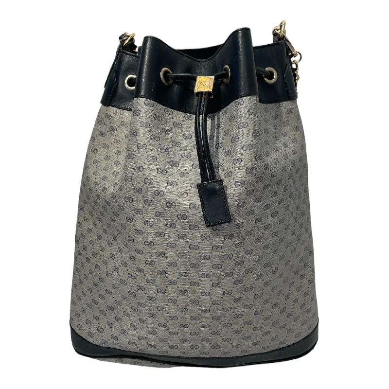GUCCI/Hand Bag/OS/Monogram/Leather/GRY/GOLD CHAIN Youthful Men's Anime