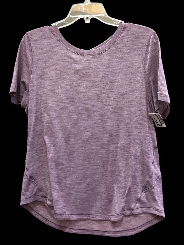 Athletic Top Short Sleeve By Lululemon In Purple, Size: S Refined Men's Classic 