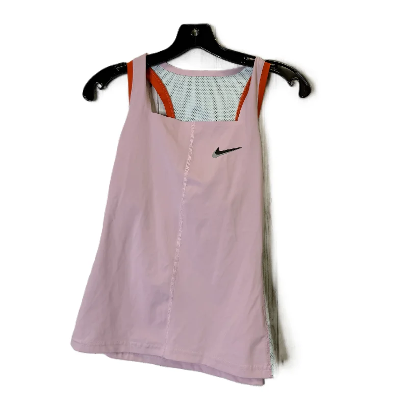 Athletic Top Short Sleeve By Nike Apparel In Pink, Size: M Street