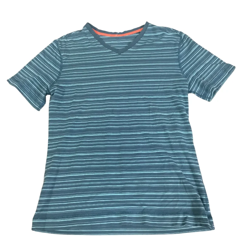 Athletic Top Short Sleeve By Lululemon In Teal, Size: M Bold Men's Animal