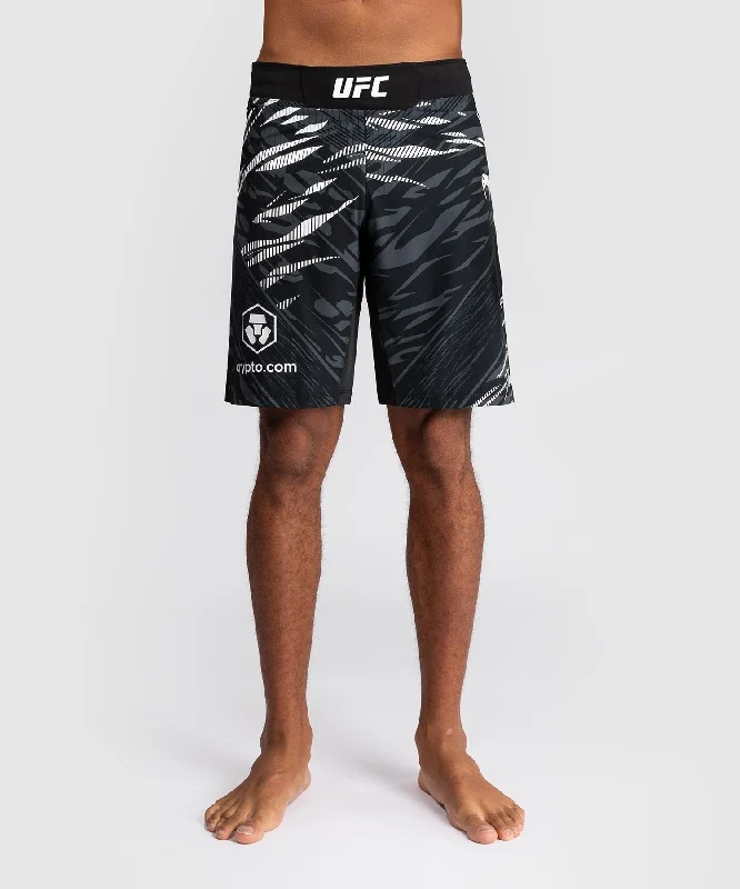 UFC Fusion by Venum Authentic Fight Night Men’s Fight Short - Long Fit - Black Laid