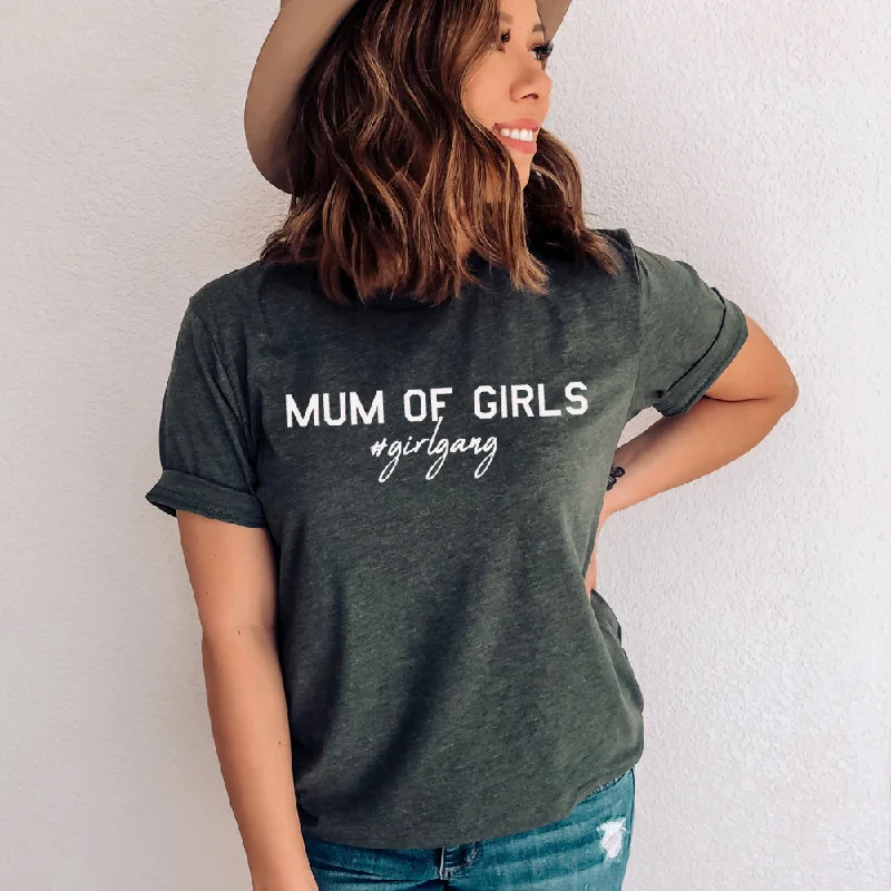 Mum of Girls (#GirlGang) T-Shirt (MRK X) Sophisticated Men's French