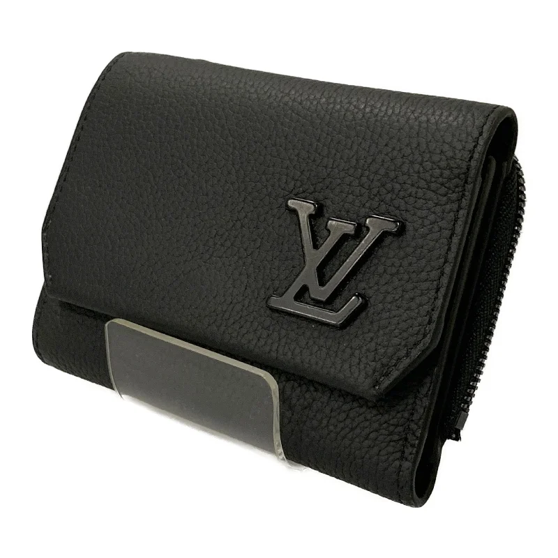 LOUIS VUITTON/Trifold Wallet/Black/M81740 Business