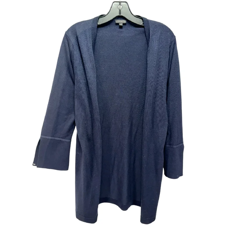 Sweater Cardigan By Talbots In Navy, Size: L Polished Men's Satin