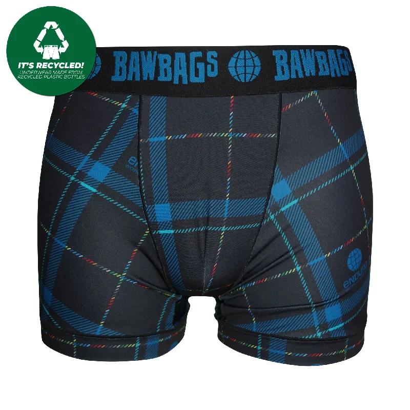 Cool De Sacs Enduro World Series Tartan Technical Boxer Shorts Refined Men's Classic 