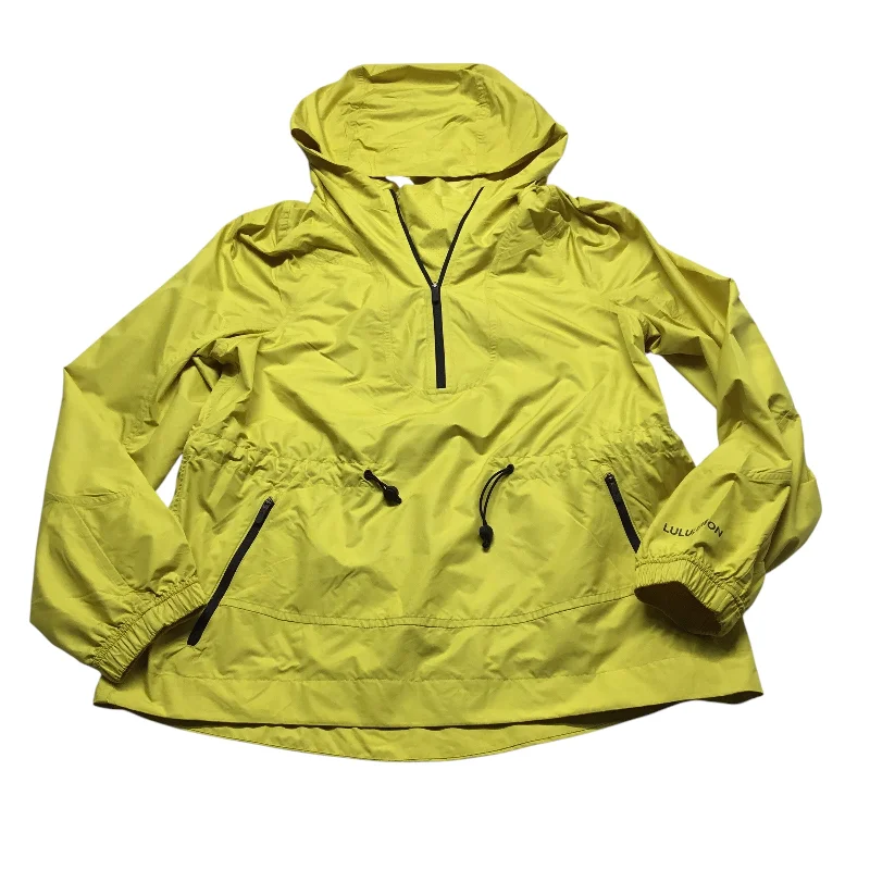 Athletic Jacket By Lululemon In Yellow, Size: 4 Artistic Men's Avant