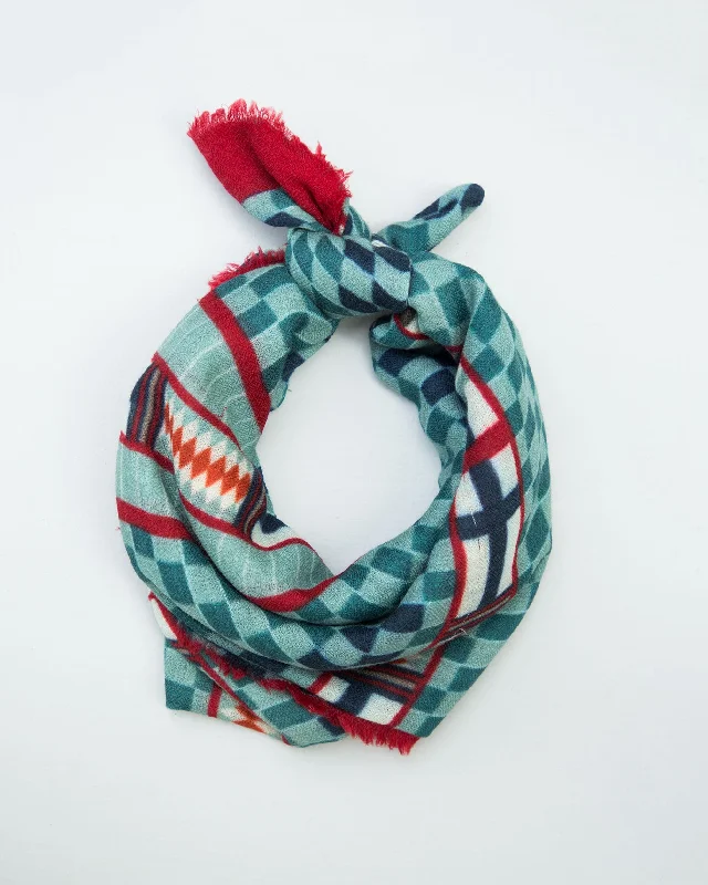 Kente Stripe Scarf Masculine Men's 
