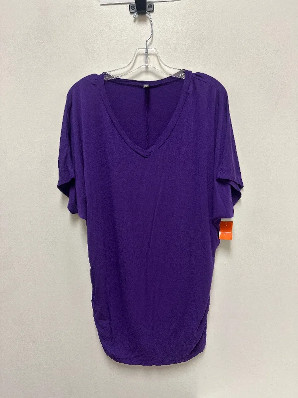 Top Short Sleeve By Clothes Mentor In Purple, Size: 3x Earthy Men's Sustainable 