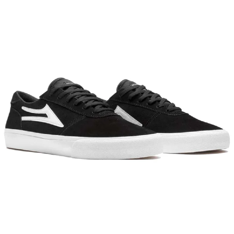 Lakai Manchester Skate Shoes - Black Suede Artistic Men's Avant