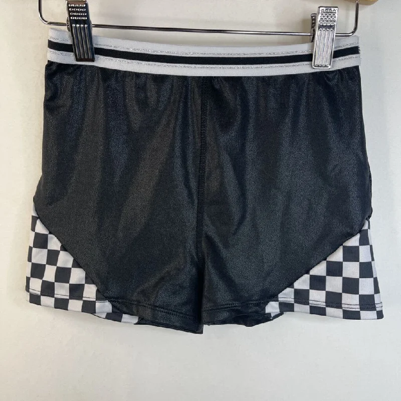 Size 7-8: More Than Magic Black/White Checkered Shorts Artistic Men's Hand