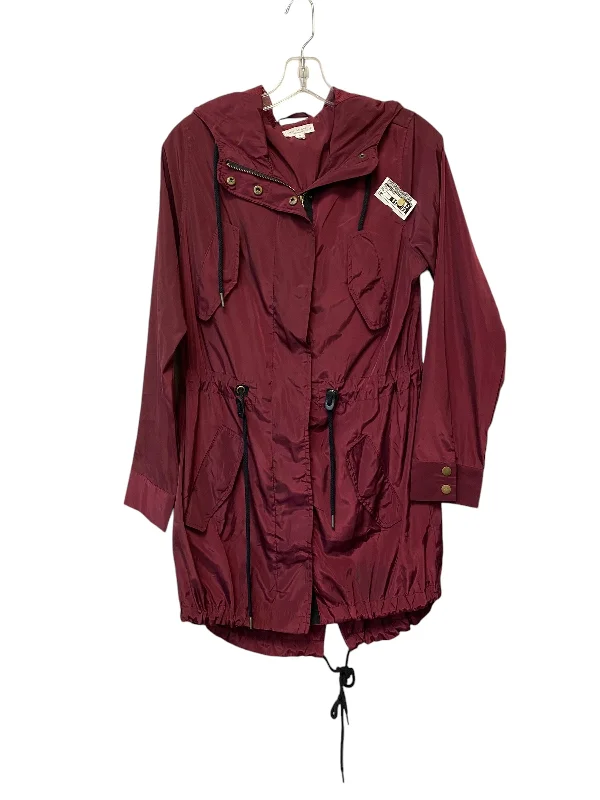 Coat Raincoat By Clothes Mentor In Purple, Size: S Casual Men's Japanese 