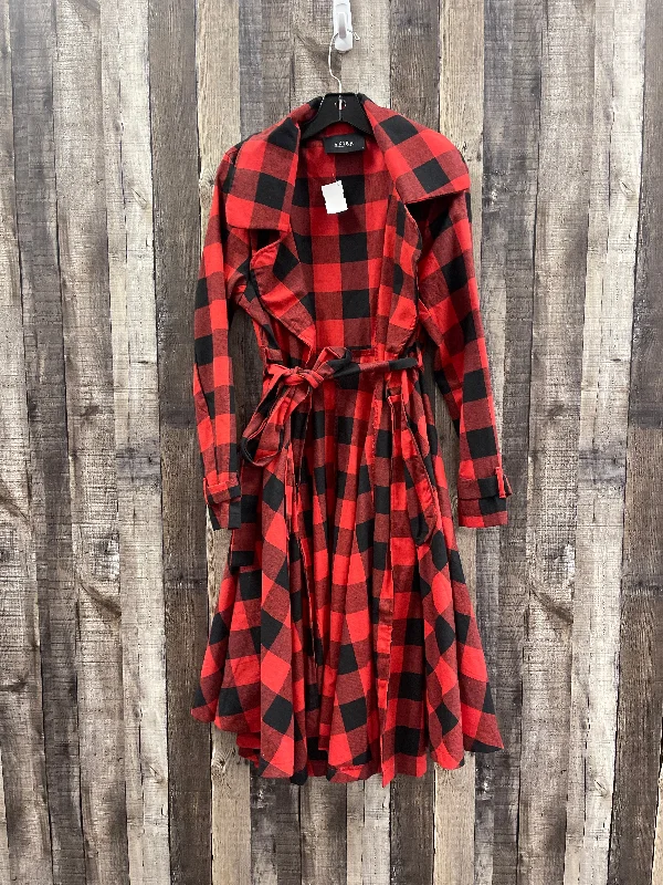Coat Other By Akira In Black & Red, Size: L Street