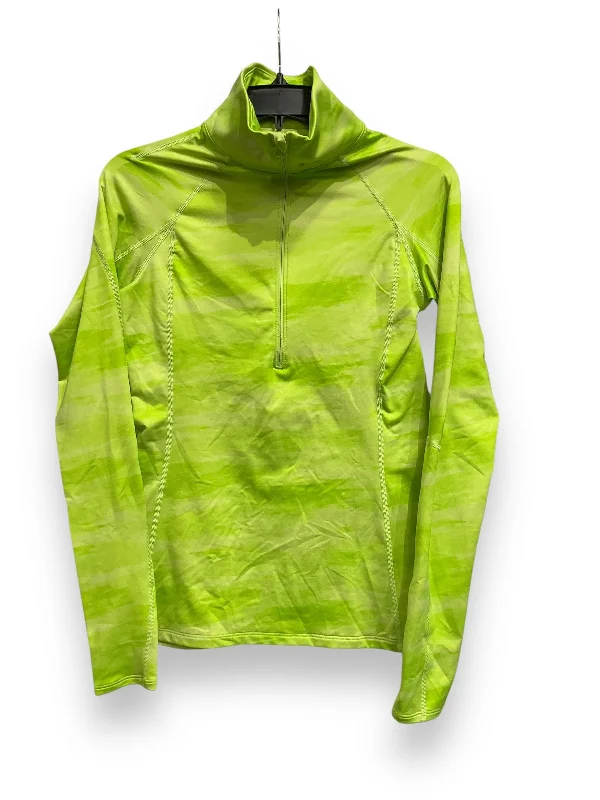 Athletic Jacket By Under Armour In Green, Size: S Youthful Men's Pop