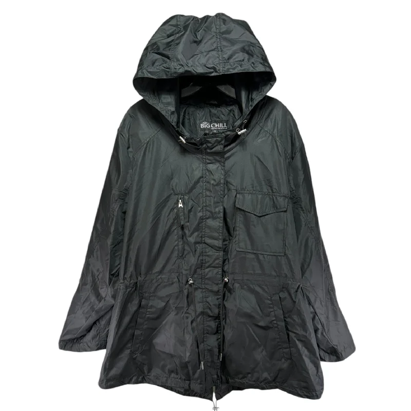 Jacket Utility By Big Chill In Black, Size: 1X Sleek Men's Metallic