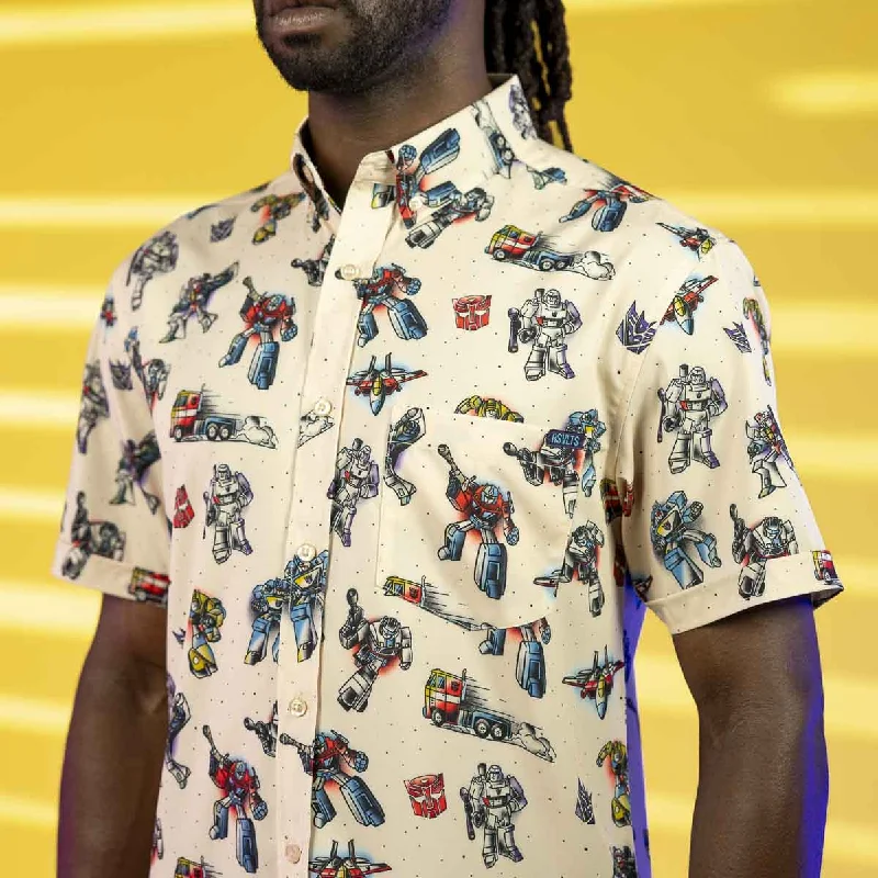 Transformers "Robots Ink Disguise" – KUNUFLEX Short Sleeve Shirt Streetwear Style