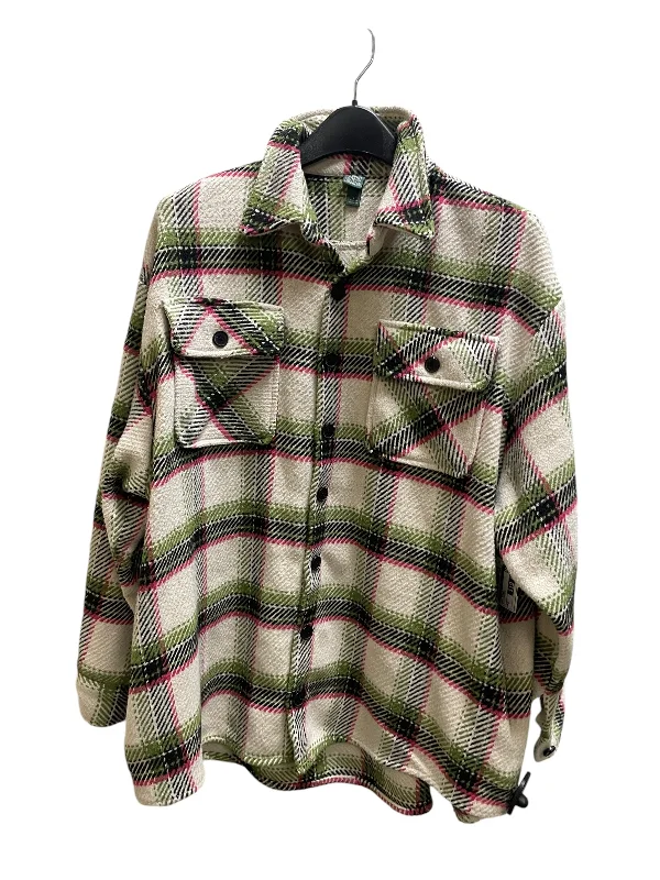 Coat Other By Wild Fable In Plaid Pattern, Size: S Masculine Men's Thick